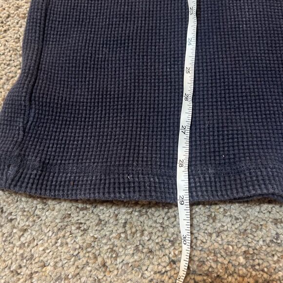 Polo Ralph Lauren Big & Tall Men's‎ Gray Waffle Knit Thermal Flag Logo T-Shirt - Picture 4 of 7